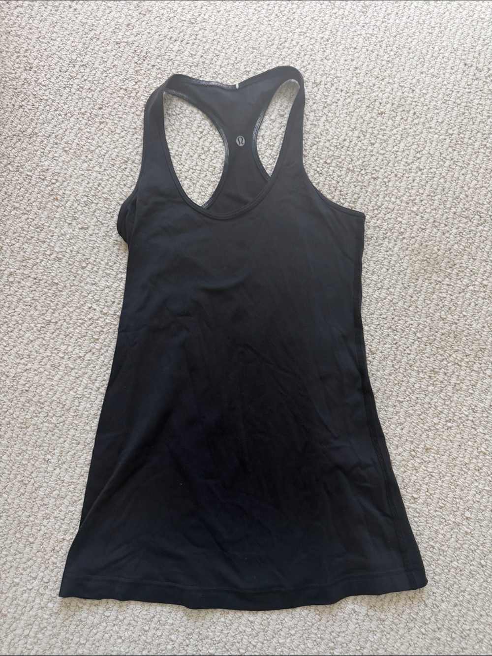 lululemon athletica Black Racerback Performance Tank
